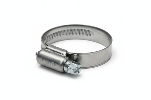 Fascetta Stringitubo In Acciaio Inox Aisi 201 Mm.12- - Ø Mm.130/150 - 10 Pezzi Quality