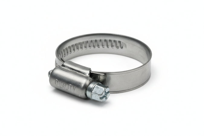 Fascetta Stringitubo In Acciaio Inox Aisi 201 Mm.12- - Ø Mm.130/150 - 10 Pezzi Quality