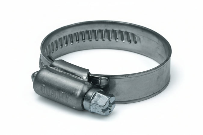 Fascetta Stringitubo In Acciaio Inox Aisi 201 Mm.12- - Ø Mm.140/160 - 10 Pezzi Quality