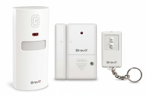 Sensori Wireless Di Presenza Volumetrico+Porte E Finestre+Telecomando - 1 Pezzi Bravo