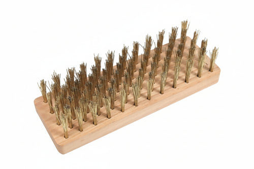 Spazzola Acciaio Rettangolare- - Dimensioni Mm.172X64X43 - 7 Ranghi - 10 Pezzi Excel