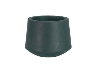 Puntale Esterno In Gomma Nera- - Ø Mm.20 - 50 Pezzi