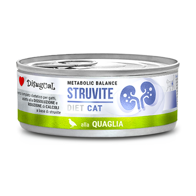 Disugual Metabolic Balance Struvite gusto Quaglia per Gatti Adulti 85gr