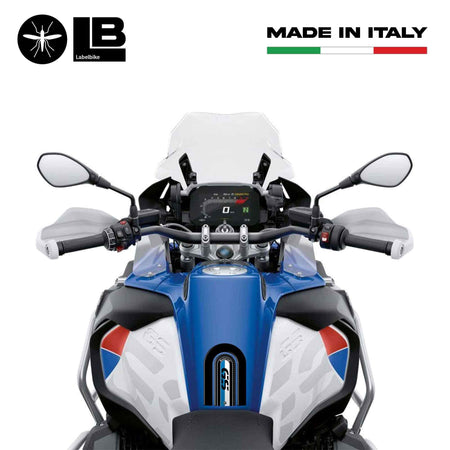 PARASERBATOIO ADESIVI-STICKERS in RESINA 3D GEL compatibile per MOTO BMW GS