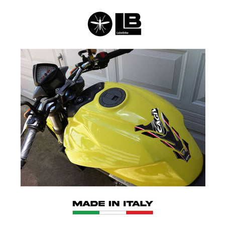 Paraserbatoio ADESIVO RESINA 3D PROTEZIONE SERBATOIO compatibile per MOTO CAGIVA