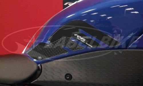 PROTEZIONI LATERALI SERBATOIO Sticker 3D compatibili MOTO YAMAHA YZF R6 2017-2020