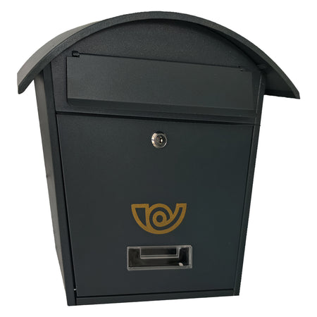 Cassetta Postale 'Lobelia' Cm 36X13X H 37 - Grigio Acciaio - Kasart