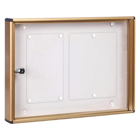 Bacheca Porta Avvisi 2 Fogli Cm 48X5X H.35 - Bronzo - Kasart