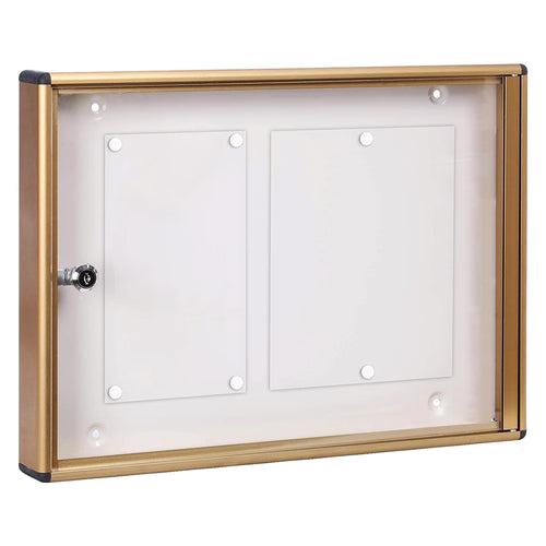 Bacheca Porta Avvisi 2 Fogli Cm 48X5X H.35 - Bronzo - Kasart