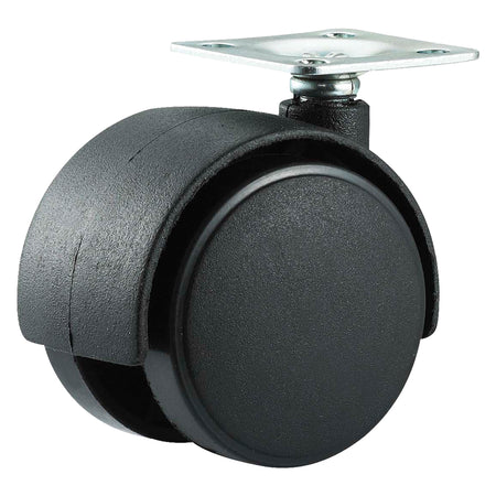 Ruota Per Mobili Doppia Ãe¸ 40 - Piastra Mm 38 X 38 - Capacitãe Kg 25 - Pz 2 Bl - Uniko