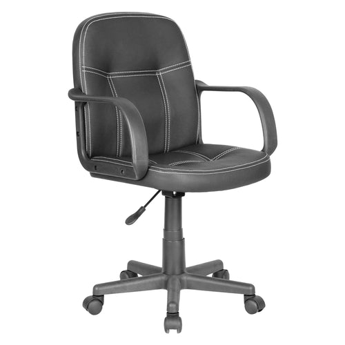 Sedia Da Ufficio Nero - Cm 57 X 58 X H. 83,5-93,5 - Kasart