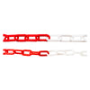 Catena Segnaletica Bicolore Bianca / Rossa - Ø Mm. 6 X 36 X 19 X Mt.5 - Uniko