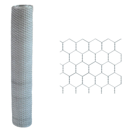Rete Tripla Torsione Esagonale 50 X 7 Filo Ø Mm. 1,1 - H. Cm 100 X Mt. 25 - Sidex