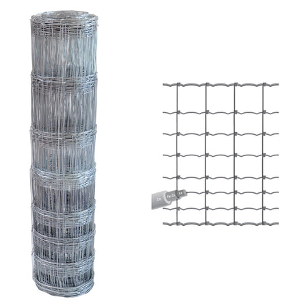 Rete Pastorale 120/9/15 Filo Ø Mm. 1,8/2,2 - H. Cm 120 X Mt. 50 - Sidex