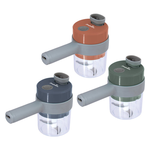 Tritatutto Grattugia Ricaricabile 3 In 1 15 W - Contenitore Ml 250 - Joyteck