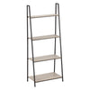 Scaffale Organizer In Metallo E Legno Cm 60 X 35 X H 148 - 4 Ripiani - Bricogo