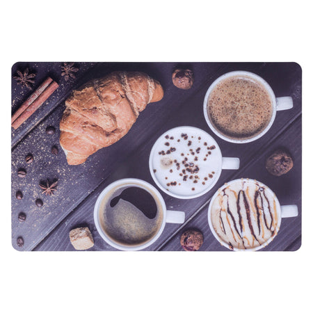 Tovaglietta Americana Per Tavoli Cm. 43 X 27 - 'Foglie' Fantasie Assortite- 12 Pezzi - Bricogo