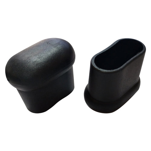 Puntale Ovale Robusto A Pera Ø Mm 25 X 50 Nero- 25 Pezzi - Bricogo