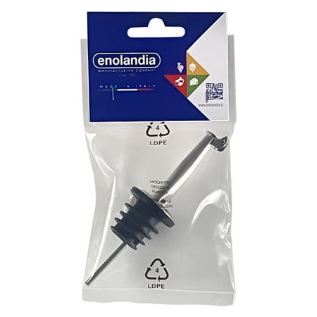 Tappo Versatore 10,5 × 3 Cm - Colore Nero - Enolandia