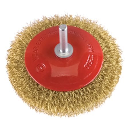 Spazzola Circolare Conica Ø Mm 90 - Gambo Mm 6 - Pg