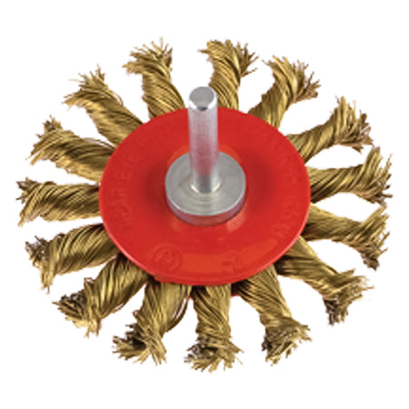 Spazzola Circolare Con Gambo Ø Mm 100 - Gambo Mm 6 - Pg