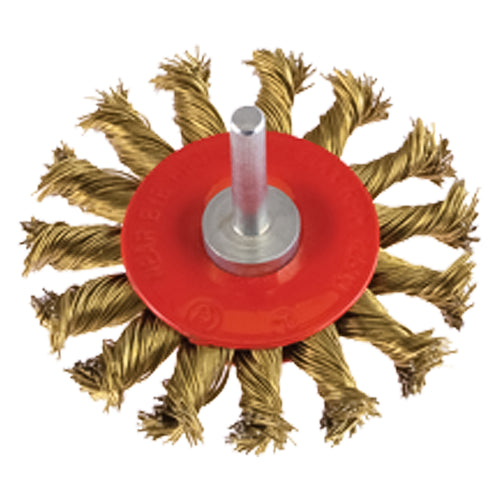 Spazzola Circolare Con Gambo Ø Mm 100 - Gambo Mm 6 - Pg