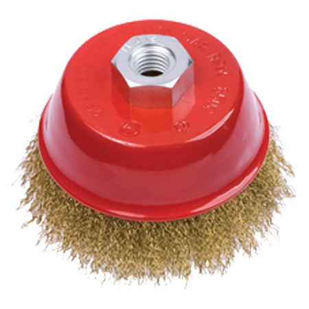 Spazzola A Tazza Per Smerigliatrice Ø Mm 100 - Foro M 14 - Pg