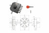 Serratura Quintuplice Da Applicare Senza Scrocco A Pompa Jm435- - Mm.63 Sx - 1 Pezzi Moia
