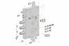 Serratura Tripl. Applic P/Porte Blind. Cil.Eu Rev. Int.37 Topgear 1651- (1651Scr0337Cxx) - 1 Pezzi Securemme