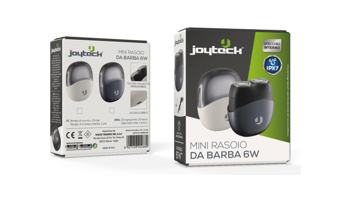 Mini Rasoio Elettrico 5 W - Ricarica Con Usb-C - Joyteck