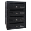 Cassetta Postale 4 Posti - Antracite - Cm. 30,2X17,5X H. 42,5 - Kasart