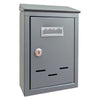 Cassetta Postale 'Magnolia' Cm 20,5X6,8X H.30 - Grigio Argento - Kasart