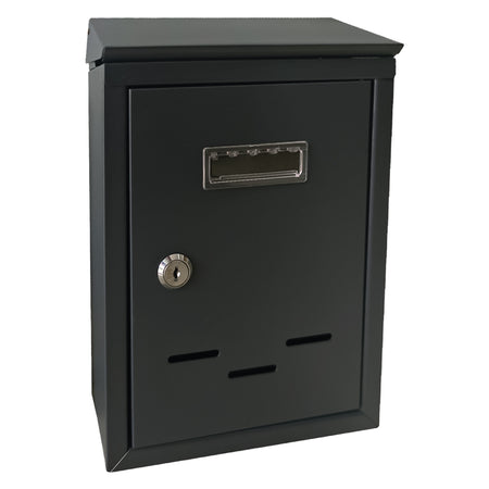 Cassetta Postale 'Magnolia' Cm 20,5X6,8X H.30 - Grigio Antracite - Kasart