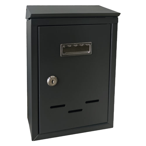 Cassetta Postale 'Magnolia' Cm 20,5X6,8X H.30 - Grigio Antracite - Kasart