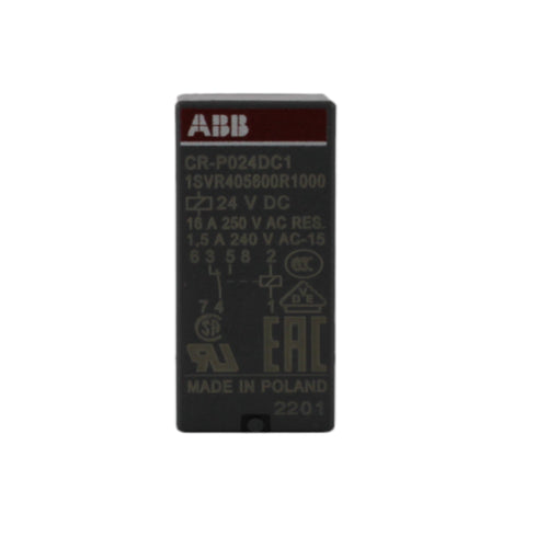 Relè deviatore 24 VDC 1VIA 16A ABB