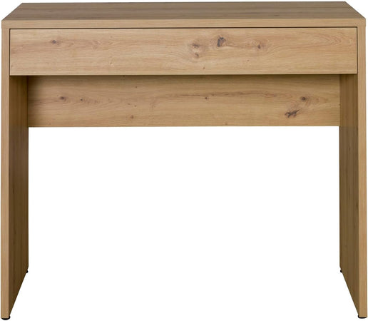 Scrivania Con Cassetto Linea 'Espresso' Cm. 100 X 40,5 X H.81,4 - Rovere Artisan - Composad