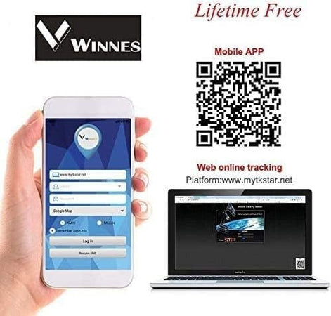 Winnes Tracker GPS 4G TK918 monitoraggio in tempo reale tramite SMS/App/PC