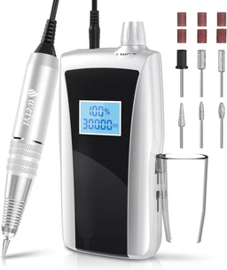 Kit 4 In 1 Estetista Aspiratore Fresa Lampada Manicure Pedicure Nail Art Unghie - Foto 5