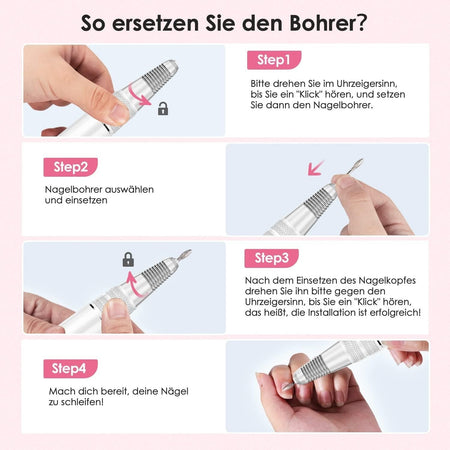 Trapano elettrico per unghie - Lima per unghie professionale da 30000 giri/min