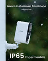 ieGeek 2K Telecamera Wi-Fi Interno/Esterno Batteria Senza Fili