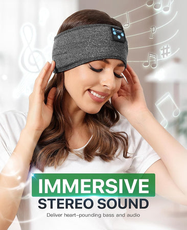 Cuffie Bluetooth auricolari dormienti Cuffie per dormire Bluetooth, morbide elas