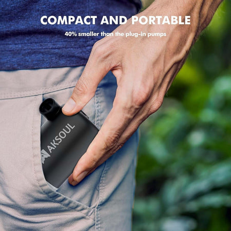 Pompa ad aria portatile AKSOUL per gonfiabili materassi piscine zattere