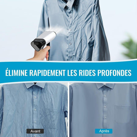 Ferro da stiro Vapore verticale pieghevole vapore da viaggio leggero portatile.