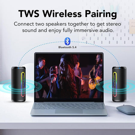 Cassa Bluetooth Portatile Potente 30W Altoparlante Bluetooth Con 3 EQ Modalità