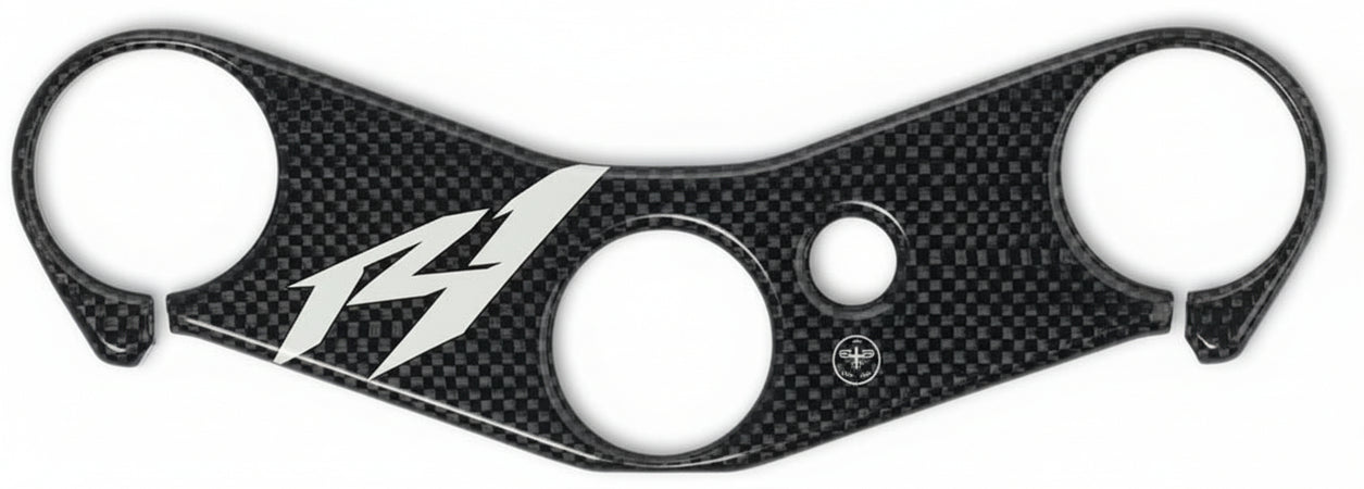 ADESIVO 3D compatibile per MOTO R 1 PROTEZIONE PIASTRA FORCELLA YAMAHA R1 04-06