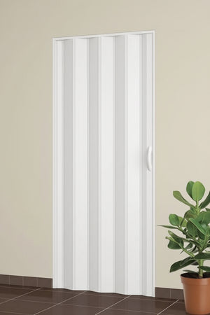 Porta A Soffietto 'Rigi' Cm 82 X 210 - Colore Bianco - Kasart
