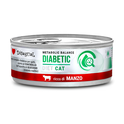 Disugual Metabolic Balance Diabetic gusto Manzo per Gatti Adulti 85gr