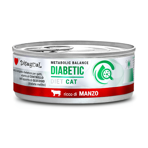 Disugual Metabolic Balance Diabetic gusto Manzo per Gatti Adulti 85gr