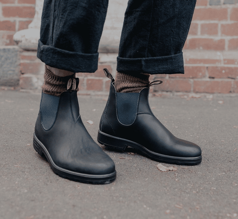 BLUNDSTONE Blundstone - Black Leather Neroblu 1917 da uomo