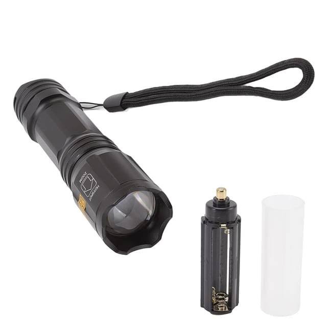 Mini Torcia LED COB Ricaricabile 280 Lumen – Luce Bianca E Rossa, Base Magnetica, Gancio Pieghevole, W-51